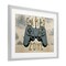 Stupell Industries Gamer Zone with Abstract Background Framed Print Under Glass, design by Kim Allen